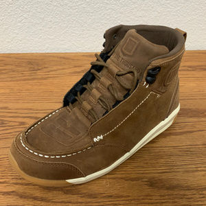 Mens Brown Motorcycle Riding Boot